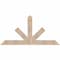 Ekena Millwork Saratoga Smooth Timber Gable Bracket, Douglas Fir, 72"W x 36"H x 5 1/2"D x 5 1/2"F, 12/12 Pitch GBW072X36X0606SAR00SDF - alternate 1